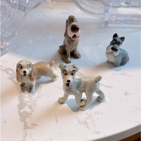 Vintage Disney Figurine set - Lady And The Tramp - Picture 9 of 9